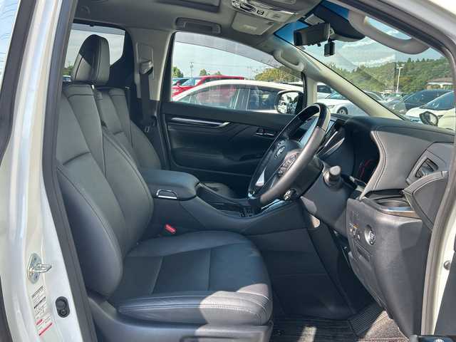 トヨタ アルファード S Cパッケージ 千葉県 2023(令5)年 1.3万km ホワイトパールクリスタルシャイン サンルーフ　皮　ナビ　バックカメラ　フリップダウンモニター　フルセグ　２．０ＥＴＣ　ドラレコ　両側電動スライドドア　電動リアドア　ステアヒーター　温冷シート 電動シート デジタルミラー クルコン