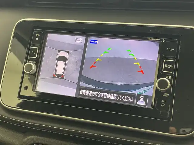 日産 キックス X 群馬県 2021(令3)年 2.1万km ピュアブラック プロパイロット　純正ナビ　全周囲カメラ　デジタルインナーミラー　衝突被害軽減ブレーキ　シートヒーター　オートハイビーム　ＬＥＤヘッドライト　ルーフレール　ハーフレザーシート　スマートキー　禁煙車