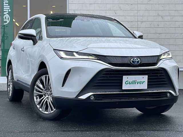 トヨタ ハリアー ハイブリッド Z レザーパッケージ 岩手県 2023(令5)年 4.5万km プラチナホワイトパールマイカ 純正12.3インチメモリナビ/AM/FM/Bluetooth/フルセグTV/JBLプレミアムサウンド/調光パノラマルーフ/バックカメラ/ETC2.0/デジタルインナーミラー(ドラレコ付)/ステアリングヒーター/レーダークルーズコントロール/衝突被害軽減ブレーキ/レーンキープアシスト/横滑り防止装置/前席パワーシート/シートヒーター/ベンチレーションシート/オートライト/オートハイビーム/LEDヘッドライト/フォグランプ/スマートキー/プッシュスタート/電動格納ミラー/純正19インチAW/純正ドアバイザー