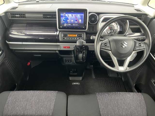 スズキ スペーシア カスタム HYBRID GS 岐阜県 2023(令5)年 1.2万km ピュアホワイトP ４WD/衝突軽減システム/LEDヘッドライト/片側パワースライドドア/純正SDナビ（DVD/CD/BT）/フルセグ（走行中視聴可能）/スズキ純正アルミ（夏タイヤ装着）/スマートキー/アイドリングストップ/プッシュスタート/クルーズコントロール追従走行有/オートマチックハイビーム/コーナーセンサー/レーンキープアシスト/ステアリングスイッチ/前席シートヒーター/純正フロアマット/純正ドアバイザー/オートライト/オートエアコン/パワーステアリング/パワーウィンドウ/電動格納ウィンカーミラー/横滑り防止/盗難防止装置/寒冷地仕様/取扱説明書/スペアキー×１