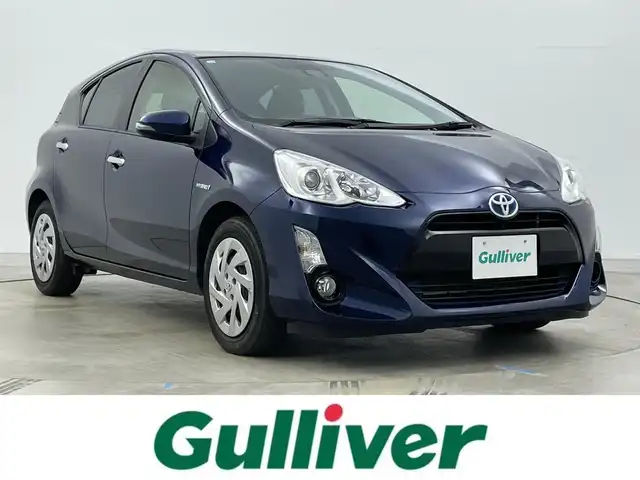 トヨタ アクア S スタイルブラック 岡山県 2016(平28)年 6万km ダークブルーマイカ 純正ナビ/・FM/AM/Bluetooth/フルセグ/CD/DVD/型番:NSZT-W66T/バックカメラ/ビルトインETC/トヨタセーフティーセンス/・プリクラッシュセーフティ/・レーンキープアシスト/・オートマチックハイビーム/社外フロアマット/オートエアコン/オートライト/・フォグライト/プッシュスタート/スマートキー×2/取扱説明書