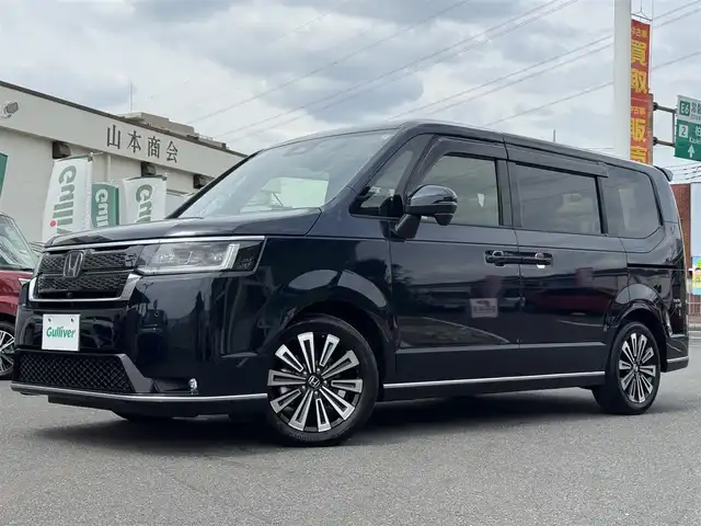 ホンダ ステップワゴン スパーダ eHEV プレミアムライン 千葉県 2024(令6)年 1.3万km ミッドナイトブルービームM ワンオーナー/ホンダセンシング /レーダークルーズコントロール/レーンキープアシスト/ブラインドスポットモニター/純正11.4インチナビ/フルセグTV/Bluetooth/カープレイ/バックカメラ/ハーフレザーシート/シートヒーター（前席・2列目）/純正ETC2.0/純正ドライブレコーダー/純正フロアマット/純正17インチAW/革巻きステアリング/プッシュスタート/スマートキー/保証書・取説/スペアキー