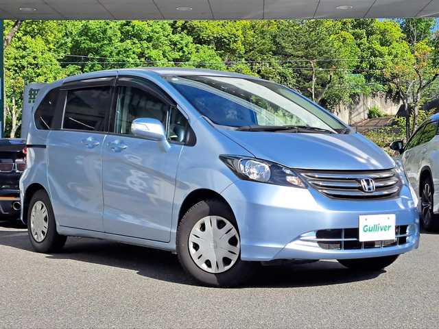 ホンダ フリード G Lパッケージ 大阪府 2008(平20)年 8.7万km ルナスブルーパール /禁煙車//ワンオーナー//ディーラーオプションHDDナビ//Bluetooth/CD/DVD/AUX//バックカメラ//ワンセグテレビ//360度＋後方ドライブレコーダー(YupiteruQ-30R)//ETC//純正フロアマッット//片側パワースライドドア//ドアバイザー//HIDヘッドライト