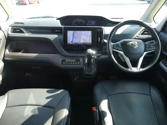 スズキ ソリオ バンディット HV MV 千葉県 2020(令2)年 2.4万km ピュアホワイトP 衝突軽減ブレーキ/両側電動スライドドア/純正SDナビ/（DVD/FM/AM/Bluetooth/USB）/フルセグTV/全方位カメラ/レーンキープアシスト/コーナーセンサー/横滑り防止装置装置/前席シートヒーター/ETC/電動格納ミラー/LEDヘッドライト/オートライト/純正15インチAW/フロアマット/プッシュスタート/スペアキー