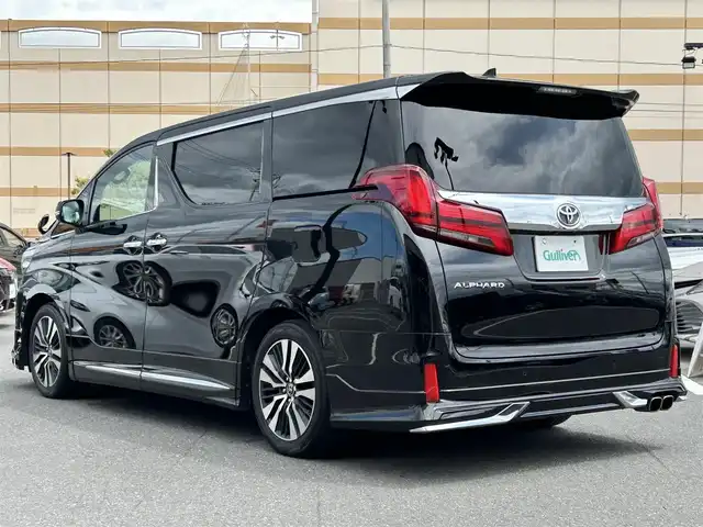 トヨタ アルファード S Cパッケージ 宮城県 2020(令2)年 8.8万km ブラック 登録時走行距離88044km/モデリスタエアロ （F/S/R）/ツインムーンルーフ /トヨタセーフティセンス/・プリクラッシュセーフティ/・レーダークルーズコントロール/・レーンディパーチャーアラート/・オートハイビーム/・クリアランスソナー /9インチ純正ディスプレイナビ/　　AM/FM/BT/USB/ミラーキャスト/　　androidauto/applecarplay/バックカメラ/両側パワースライドドア/パワーバックドア /3眼LEDオートライト/LEDフォグランプ/シーケンシャルターンランプ/レザーシート/全席パワーシート/前席シートベンチレーション/運転席シートメモリー/ステアリングスイッチ/ステアリングヒーター/ウッドコンビステアリング/ドライブレコーダー/リアオートエアコン/後席ロールアップサンシェード/後席オットマン付キャプテンシート/電動パーキングブレーキ/オートブレーキホールド/プッシュスタート /スマートキー/ビルトインETC