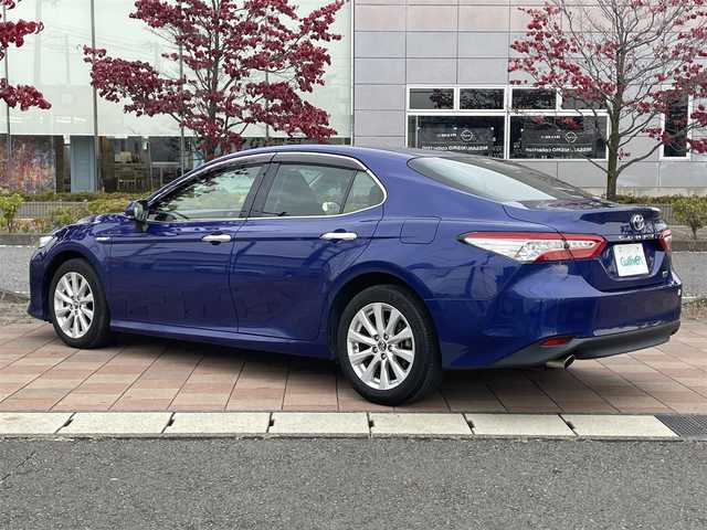 トヨタ カムリ G 福島県 2017(平29)年 2.9万km ダークブルーマイカM 純正ナビ/（CD/DVD/BT/AM/FM）/バックモニター/レーダークルーズコントロール/ヘッドアップディスプレイ/D席パワーシート/LEDライト/オートハイビーム/オートホールド/前ドラレコ/防眩ミラー/ナノイーエアコン/プッシュスタート/スマートキー/ドアバイザー/ETC2.0