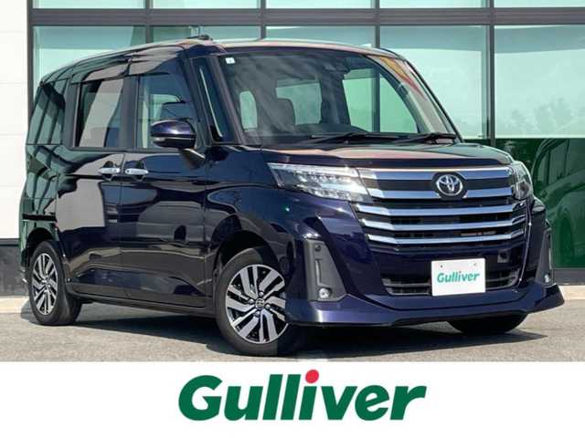 トヨタ ルーミー カスタムG 和歌山県 2021(令3)年 5.1万km クールバイオレットクリスタルシャイン 純正ナビ/(AM/FM/CD/DVD/Bluetooth)/衝突軽減ブレーキ/横滑り防止機能/コーナーセンサー/アイドリングストップ/レーダークルコン/電動パーキング/オートホールド/ステアリングスイッチ/オートライト/ETC/プッシュスタート/スマートキー/純正フロアマット/純正AW