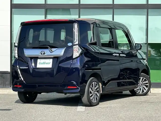 トヨタ ルーミー カスタムG 和歌山県 2021(令3)年 5.1万km クールバイオレットクリスタルシャイン 純正ナビ/(AM/FM/CD/DVD/Bluetooth)/衝突軽減ブレーキ/横滑り防止機能/コーナーセンサー/アイドリングストップ/レーダークルコン/電動パーキング/オートホールド/ステアリングスイッチ/オートライト/ETC/プッシュスタート/スマートキー/純正フロアマット/純正AW