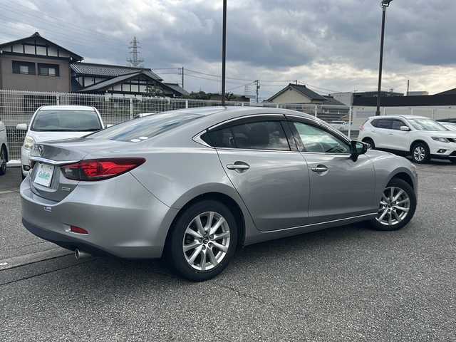 マツダ アテンザ セダン 20S 富山県 2013(平25)年 5.9万km アルミニウムメタリック スマートキー/社外メモリーナビ(C9P8)/DVD/BT/フルセグTV/USB/AUX/バックカメラ/電格ウィンカーミラー/フォグランプ/パドルシフト/クルーズコントロール/皮巻きステアリング/プッシュスタート/アイドリングストップ/ヘッドライトレベライザー/オートライト/純正17インチAW/横滑り防止装置/保証書・取説/社外AWスタッドレス車載(215/65R16)