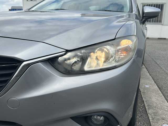 マツダ アテンザ セダン 20S 富山県 2013(平25)年 5.9万km アルミニウムメタリック スマートキー/社外メモリーナビ(C9P8)/DVD/BT/フルセグTV/USB/AUX/バックカメラ/電格ウィンカーミラー/フォグランプ/パドルシフト/クルーズコントロール/皮巻きステアリング/プッシュスタート/アイドリングストップ/ヘッドライトレベライザー/オートライト/純正17インチAW/横滑り防止装置/保証書・取説/社外AWスタッドレス車載(215/65R16)