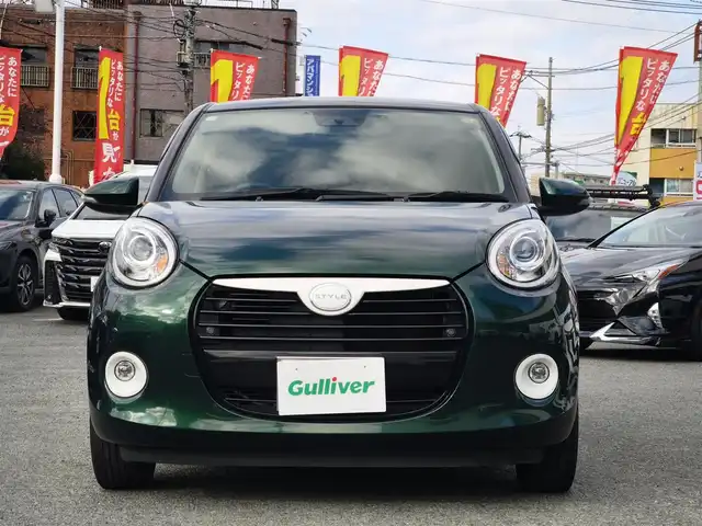 ダイハツ ブーン スタイル SAⅢ 熊本県 2019(平31)年 7.5万km ダークエメラルドマイカ 純正ナビ（NSZN-W69D）/【フルセグTV/CD/DVD/Bluetooth】/バックカメラ/衝突被害軽減ブレーキ/コーナーセンサー/オートLEDヘッドライト/ウィンカーミラー/アイドリングストップ/純正14インチAW/ドライブレコーダー/ETC/プッシュスタート/ステアリングスイッチ/純正フロアマット/純正ドアバイザー/横滑り防止/盗難防止装置/保証書/取扱説明書