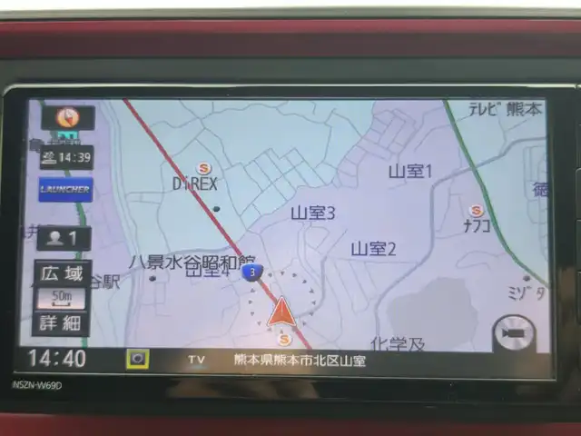 ダイハツ ブーン スタイル SAⅢ 熊本県 2019(平31)年 7.5万km ダークエメラルドマイカ 純正ナビ（NSZN-W69D）/【フルセグTV/CD/DVD/Bluetooth】/バックカメラ/衝突被害軽減ブレーキ/コーナーセンサー/オートLEDヘッドライト/ウィンカーミラー/アイドリングストップ/純正14インチAW/ドライブレコーダー/ETC/プッシュスタート/ステアリングスイッチ/純正フロアマット/純正ドアバイザー/横滑り防止/盗難防止装置/保証書/取扱説明書