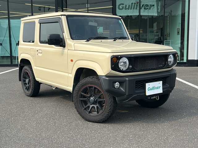 スズキ ジムニー XL 鹿児島県 2020(令2)年 9.1万km シフォンアイボリーM 4WD/メモリナビ/　　CD/DVD/フルセグTV/シートヒーター/フロントフォグランプ/オートエアコン/スマートキー