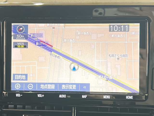 トヨタ エスティマ アエラス 道央・札幌 2019(平31)年 4.6万km ブラック ・ワンオーナー/・4 W D/・寒冷地仕様/・衝突軽減ブレーキ/・横滑り防止装置/・レーンキープアシスト/・クルーズコントロール/・純正エンジンスターター /・TRDフロントスポイラー/・両側パワースライドドア/・パワーバックドア/・純正9インチSDナビ(BT.CD.DVD)/・バックカメラ /・フルセグTV/・LEDヘッドライト/・リヤフォグライト/・オートハイビーム/・オートライト/・ビルトインETC/・プッシュスタート/・スマートキー/・スタッドレスタイヤ積込(215/60/17)/　社外17インチAW付(2021年 BS VRX3)