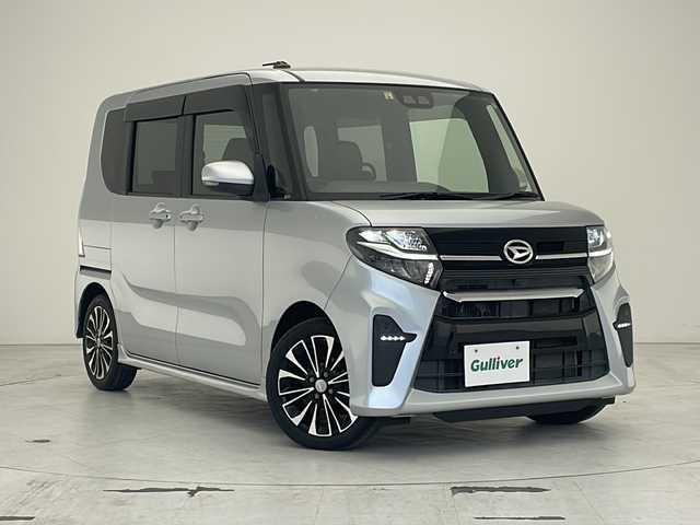 ダイハツ タント カスタム RS 福岡県 2019(令1)年 2.4万km ブライトシルバーメタリック 社外ナビ　（ＡＶＩＣ－ＭＲＺ００９）　/（ｂｌｕｅｔｏｏｔｈ　ミュージックサーバー　フルセグTV）　/バックカメラ　/アイドリングストップ/プッシュエンジンスタート　/スマートキー　/オートライト/ＬＥＤヘッドライト　/純正アルミホイール/前後コーナーセンサー　/ハーフレザーシート