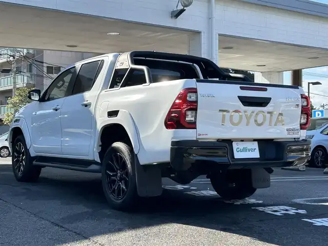 トヨタ ハイラックス Z GRスポーツ 長崎県 2023(令5)年 3.8万km スーパーホワイトⅡ ワンオーナー/純正ナビ/全方位モニター/パドルシフト/クルーズコントロール/D席パワーシート/ステアリングスイッチ/スマートキー/プッシュスタート/ETC/全席オートパワーウィンドウ/4WD