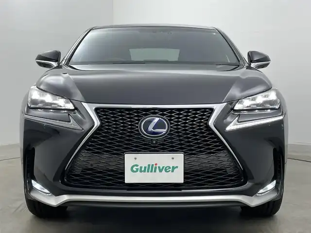 レクサス ＮＸ 300h Fスポーツ 岡山県 2015(平27)年 6万km ブラック メーカーナビ /・地デジ/BT/DVD/CD/SD/Blu-ray/パノラミックビューモニター/ブラインドスポットモニター/プリクラッシュセーフティ/レーダークルーズコントロール/黒本革シート/シートヒーター /ベンチレーション /パワーシート /パワーバックドア /三眼LEDライト/オートライト/360度ドラレコ /ビルトインETC/コーナーセンサー