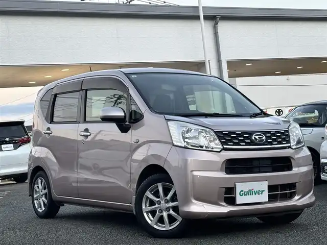 ダイハツ ムーヴ X 熊本県 2015(平27)年 13.4万km ライトローズマイカメタリック 純正ナビ/【ワンセグTV/CD】/純正14インチAW/オートライト/スマートキー/プッシュスタート/純正フロアマット/純正ドアバイザー/横滑り防止/盗難防止装置/保証書/取扱説明書