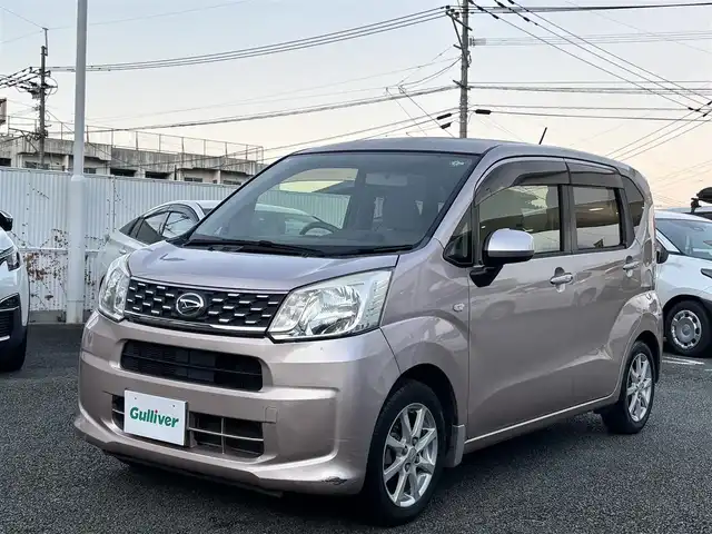 ダイハツ ムーヴ X 熊本県 2015(平27)年 13.4万km ライトローズマイカメタリック 純正ナビ/【ワンセグTV/CD】/純正14インチAW/オートライト/スマートキー/プッシュスタート/純正フロアマット/純正ドアバイザー/横滑り防止/盗難防止装置/保証書/取扱説明書