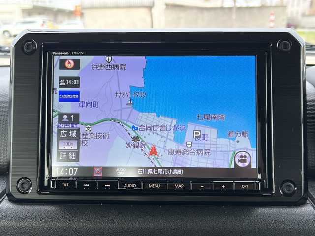 スズキ ジムニー XC 石川県 2020(令2)年 5万km キネティックイエロー/ブラック 4WD/ワンオーナー/衝突軽減ブレーキ/レーンキープアシスト/純正メモリーナビゲーション/【Bluetooth・CD・DVD・SD・フルセグTV】/型番：CN-RZ853/バックカメラ/クルーズコントロール/エンジンプッシュスタート/・スマートキー/・スペアキー/LEDヘッドライト/・オートライト/・フォグランプ/・ヘッドライトウォッシャー/前方ドライブレコーダー/ビルトインETC/前席シートヒーター/ヒルディセントコントロール/ステアリングリモコン/横滑り防止装置/純正フロアマット/保証書/取扱説明書/記録薄