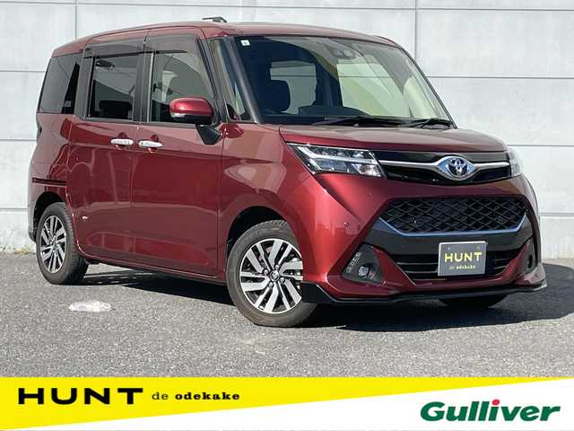 トヨタ タンク カスタムG 千葉県 2019(令1)年 1.6万km ファイアークォーツレッドM 純正7インチナビ/ステアリングスイッチ/バックカメラ/ETC/クルーズコントロール/前後コーナーセンサー/二列目サンシェード/純正アルミ/電動格納ミラー/LEDヘッドライト/衝突被害軽減ブレーキ