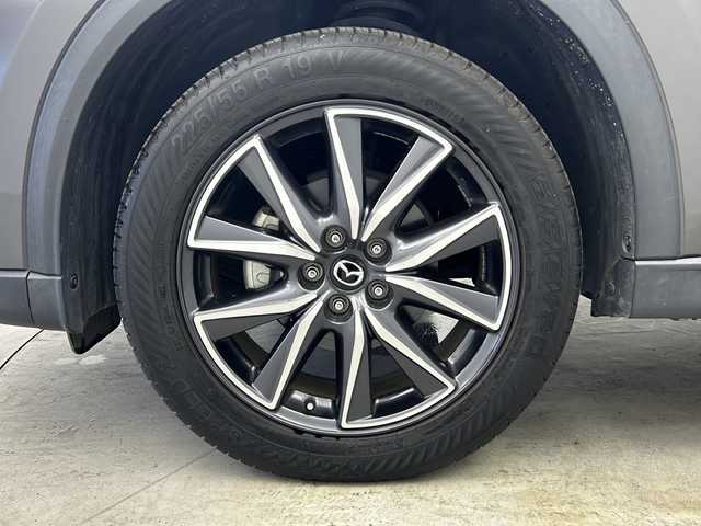 マツダ ＣＸ－５ XD Lパッケージ 大阪府 2017(平29)年 4.8万km マシーングレープレミアムM 純正７インチSDナビ/TV/CD/DVD/ブルートゥース/AUX/USB/バックカメラ/パワーバックドア/ハンドルヒーター/白革シート/・シートヒーター/ヘッドアップディスプレイ/ブラインドスポットモニター/レーダークルーズコントロール/BOSEスピーカー/純正１９インチAW/純正LEDヘッドライト/ビルトインETC