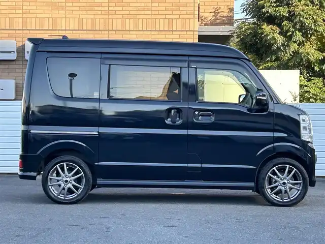 スズキ エブリィ ワゴン PZターボ スペシャル 群馬県 2023(令5)年 3.5万km ブルーイッシュブラックパール3 ワンオーナー/4WD/HDDナビ/Bluetooth/フルセグテレビ/バックカメラ/両側パワースライドドア/シートヒーター/コーナーセンサー/衝突軽減防止装置/横滑り防止システム/アイドリングストップ