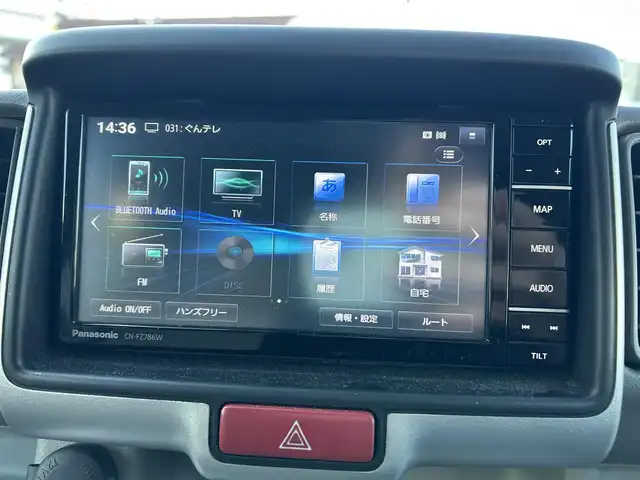 スズキ エブリィ ワゴン PZターボ スペシャル 群馬県 2023(令5)年 3.5万km ブルーイッシュブラックパール3 ワンオーナー/4WD/HDDナビ/Bluetooth/フルセグテレビ/バックカメラ/両側パワースライドドア/シートヒーター/コーナーセンサー/衝突軽減防止装置/横滑り防止システム/アイドリングストップ