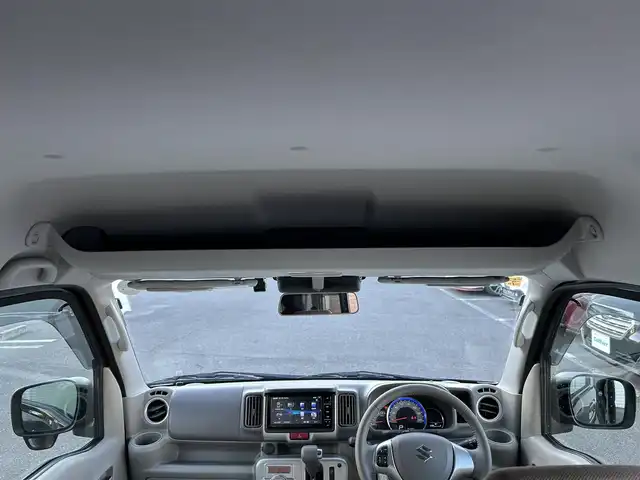 スズキ エブリィ ワゴン PZターボ スペシャル 群馬県 2023(令5)年 3.5万km ブルーイッシュブラックパール3 ワンオーナー/4WD/HDDナビ/Bluetooth/フルセグテレビ/バックカメラ/両側パワースライドドア/シートヒーター/コーナーセンサー/衝突軽減防止装置/横滑り防止システム/アイドリングストップ