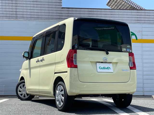 ダイハツ タント X SAⅡ 埼玉県 2015(平27)年 4.9万km コットンアイボリー /社外メモリナビ//ワンセグTV//CD/DVD/Bluetooth//左後パワースライドドア//ETC//スマートキー×2//衝突軽減ブレーキ//車線逸脱警報//Wエアバッグ&ABS//横滑り防止装置//前後ドライブレコーダー(SD欠)//ecoアイドル//ステアリングリモコン//オートライト//プライバシーガラス//ドアバイザー//新車時保証書//取扱説明書//ナビ取説