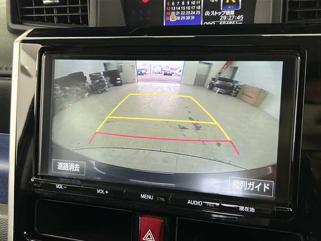 トヨタ ルーミー カスタムG－T 宮城県 2018(平30)年 6万km ブラックマイカメタリック スマートアシストII/・衝突軽減ブレーキ/・レーンキープアシスト/純正9インチナビ/地図SDカード無/・CD.DVD.SD.BT/バックカメラ/両側パワースライドドア/クルーズコントロール/ビルトインＥＴＣ/前席シートヒーター/前後ドライブレコーダー/LEDヘッドライト/フォグランプ/アイドリングストップ/横滑り防止装置/プッシュスタート/スマートキー/純正15インチアルミホイール/ロールサンシェード/シートバックテーブル