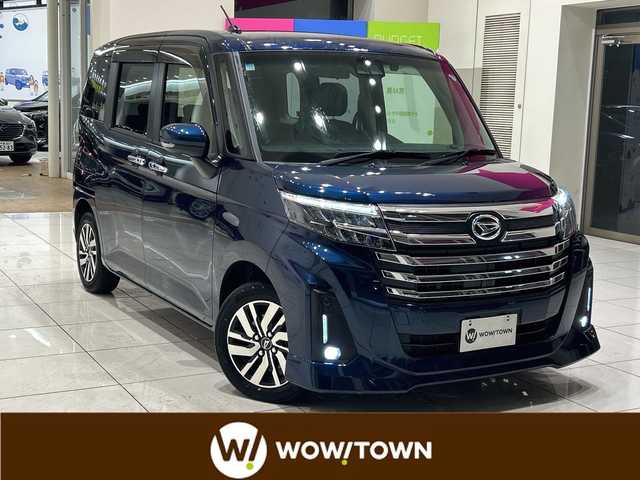 ダイハツ トール カスタムG 埼玉県 2020(令2)年 4.4万km レーザーブルークリスタルシャイン スマートアシスト /9インチメモリナビ/　　CD/DVD/BT/フルセグ /バックカメラ /両側パワースライドドア /オートクルーズコントロール /LEDオートライト /ハーフレザーシート /シートヒーター /純正14インチアルミホイール /電子パーキング/ステアリングスイッチ /純正ETC/禁煙車