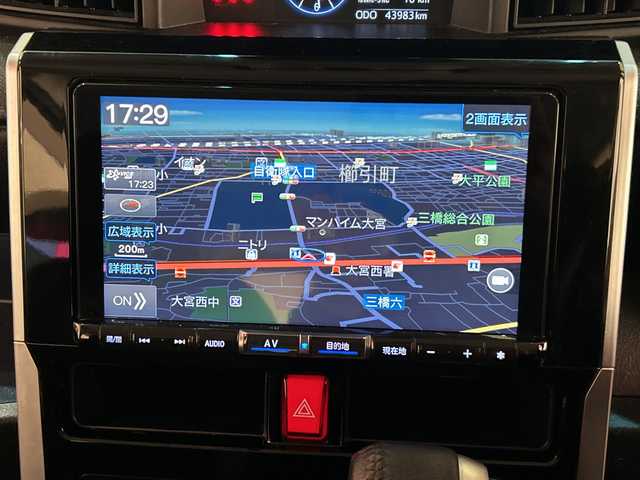 ダイハツ トール カスタムG 埼玉県 2020(令2)年 4.4万km レーザーブルークリスタルシャイン スマートアシスト /9インチメモリナビ/　　CD/DVD/BT/フルセグ /バックカメラ /両側パワースライドドア /オートクルーズコントロール /LEDオートライト /ハーフレザーシート /シートヒーター /純正14インチアルミホイール /電子パーキング/ステアリングスイッチ /純正ETC/禁煙車