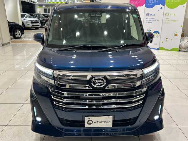 ダイハツ トール カスタムG 埼玉県 2020(令2)年 4.4万km レーザーブルークリスタルシャイン スマートアシスト /9インチメモリナビ/　　CD/DVD/BT/フルセグ /バックカメラ /両側パワースライドドア /オートクルーズコントロール /LEDオートライト /ハーフレザーシート /シートヒーター /純正14インチアルミホイール /電子パーキング/ステアリングスイッチ /純正ETC/禁煙車