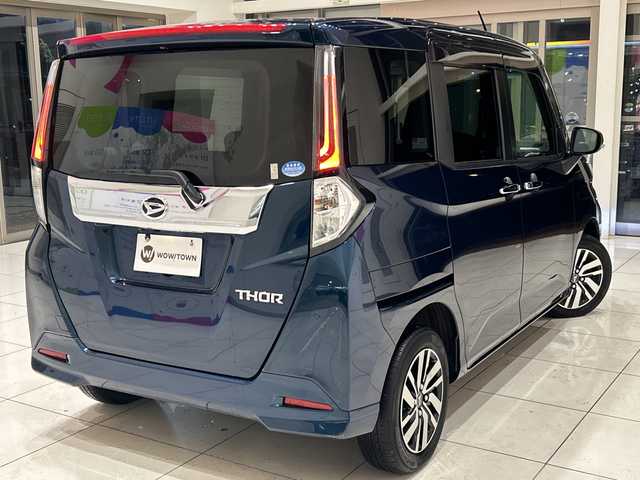 ダイハツ トール カスタムG 埼玉県 2020(令2)年 4.4万km レーザーブルークリスタルシャイン スマートアシスト /9インチメモリナビ/　　CD/DVD/BT/フルセグ /バックカメラ /両側パワースライドドア /オートクルーズコントロール /LEDオートライト /ハーフレザーシート /シートヒーター /純正14インチアルミホイール /電子パーキング/ステアリングスイッチ /純正ETC/禁煙車