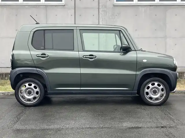スズキ ハスラー G 静岡県 2017(平29)年 4.6万km クールカーキPM KENWOOD製社外オーディオ(U320)/　AM FM CD USB AUX/スマートキー2本/プッシュスタート/アイドリングストップ/ハロゲンヘッドライト/ベンチシート/電動格納ミラー/取扱説明書/保証書/レーダーブレーキサポート衝突軽減/ETC/シートヒーター(前席)