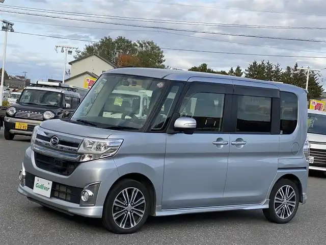 ダイハツ タント カスタム RS SA 青森県 2014(平26)年 10.4万km ブライトシルバーメタリック