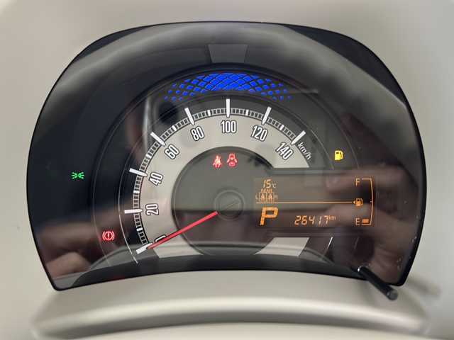 スズキ ワゴンＲ スマイル G 福島県 2023(令5)年 2.7万km ブルーイッシュブラックパール3 /禁煙車//スズキセーフティサポート/・デュアルカメラブレーキサポート/・車線逸脱警報機能/・パーキングソナー/・横滑り防止装置//リモコンキー×2//純正フロアマット//オートライト//オートエアコン//電動格納ミラー//純正ホイールキャップ