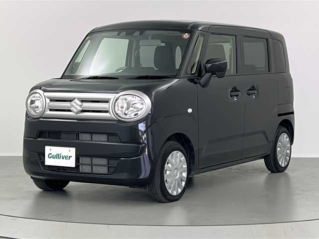 スズキ ワゴンＲ スマイル G 福島県 2023(令5)年 2.7万km ブルーイッシュブラックパール3 /禁煙車//スズキセーフティサポート/・デュアルカメラブレーキサポート/・車線逸脱警報機能/・パーキングソナー/・横滑り防止装置//リモコンキー×2//純正フロアマット//オートライト//オートエアコン//電動格納ミラー//純正ホイールキャップ