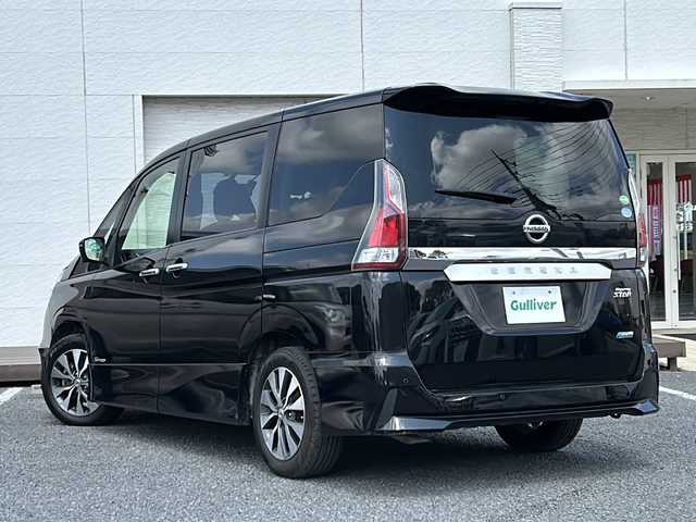日産 セレナ ハイウェイスター 千葉県 2017(平29)年 4.9万km ダイヤモンドブラック ナビＣＮ－ＲＥ０４ＷＤ　全方位カメラ　フリップダウンモニター　プロパイロット　セーフティパックＢ　スマートルームミラー　両側パワスラ　ハンズフリーオートスライドドア　快適パック　ドラレコ　ＥＴＣ/登録時走行49055km/セーフティパックB/・プロパイロット/・車線逸脱防止支援システム/・サイド/カーテンSRS/・アラウンドビューモニター/・スマートルームミラー/・ステアリングスイッチ（オーディオ）/・踏み間違い衝突防止アシスト/・インテリジェントパーキングアシスト/・進入禁止標識検知/・ふらつき警報/・コーナーセンサー/・ヒーター付ドアミラー/・電動パーキングブレーキ/・オートブレーキホールド/快適パック/・シートバックポケット（運転席/助手席）/・パーソナルテーブル（3列目）/・USB電源ソケット（2列目/3列目）/・2列目超ロングスライド/横スライドシート/・3列目スライドシート機構/社外メモリーナビ・フルセグTV/社外フリップダウンモニター（RSA10S-R）/ハンズフリー両側パワースライドドア/LEDライト/純正16インチAW/ETC/ドライブレコーダー/H30.R3.5年記録簿/保証書・取説