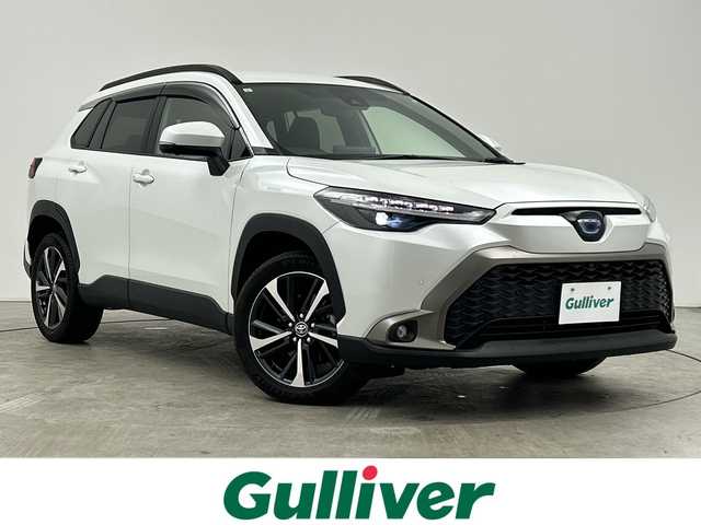 トヨタ カローラ クロス ハイブリッド Z 三重県 2023(令5)年 3.1万km プラチナホワイトパールマイカ /禁煙車//純正ナビ/（BT.USB.AｐｐleCarPlay.AndroidAuto）//フルセグTV//全方位カメラ//トヨタセーフティセンス/・PCS/・BSM/・LTA/・レーダークルーズコントロール//クリアランスソナー//パワーバックドア//シートヒーター//オートハイビーム//ステアリングスイッチ//ビルトインETC２．０