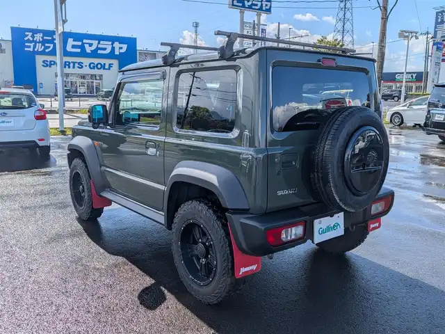スズキ ジムニー シエラ JC 福井県 2019(平31)年 6万km ジャングルグリーン ワンオーナー/PanasonicナビTV/(Bluetooth/フルセグTV/CD/DVD)/バックモニター/クルーズコントロール/衝突軽減装置/レーンキープアシスト/ダウンヒルアシストコントロール/オートマチックハイビーム/4WD/センターデフロック/背面タイヤ/ルーフキャリア/純正AW/純正フロアマット/ETC/ドライブレコーダー/純正LEDヘッドライト/スマートキー