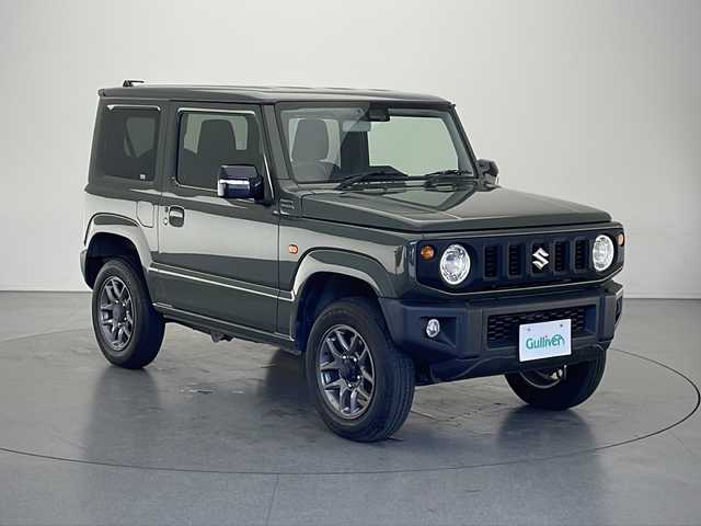スズキ ジムニー XC 長野県 2020(令2)年 1.4万km ジャングルグリーン 4WD/社外ディスプレイオーディオ&BT/クルーズコントロール/車線逸脱警報/衝突軽減ブレーキ/ダウンヒルアシストコントロール/前席シートヒーター/バックカメラ/ETC/LEDヘッドライト/オートライト/オートマチックハイビーム/フロントフォグんらプ/電動格納ミラー/ウィンカーミラー/ドアミラーヒーター/純正16インチAW装着/純正フロアマット/プッシュスタート/スマートキー