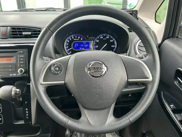 日産 デイズ ハイウェイスターX 道南・函館 2017(平29)年 2.2万km ホワイトパール ・ワンオーナー/・純正エンジンスターター/・衝突軽減ブレーキ/・全周囲カメラ/・前方ドライブレコーダー/・運転席シートヒーター/・オートマチックハイビーム/・オートライト/・
