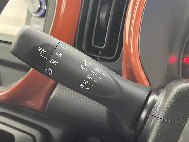 スズキ ハスラー HYBRID G 群馬県 2021(令3)年 2.1万km バーミリオンオレンジ/ガンメタリック2トーン 衝突被害軽減ブレーキ　社外７インチナビ　シートヒーター　コーナーセンサー　ステアリングリモコン　ＥＴＣ　スマートキー　プッシュスタート　横滑り防止装置　アイドリングストップ　盗難防止装置　禁煙車