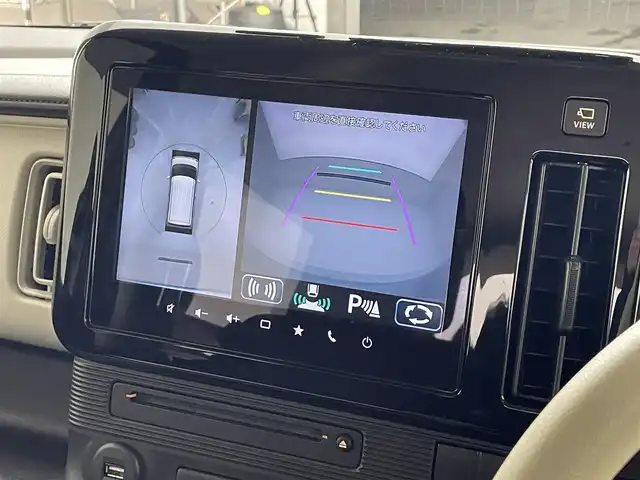 スズキ ワゴンＲ スマイル G 滋賀県 2022(令4)年 1.3万km オフブルーM 純正9インチナビ/・Bluetooth/USB/CD/DVD/フルセグTV/全方位カメラ/アイドリングストップ/前後コーナーセンサー/ABS/レーンアシストキープ/オートライト/オートハイビーム/ETC2.0/前後ドライブレコーダー/プッシュスタート/スマートキー