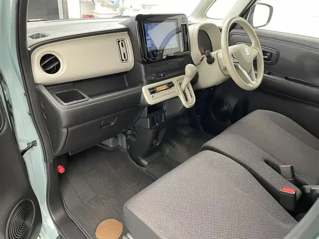 スズキ ワゴンＲ スマイル G 滋賀県 2022(令4)年 1.3万km オフブルーM 純正9インチナビ/・Bluetooth/USB/CD/DVD/フルセグTV/全方位カメラ/アイドリングストップ/前後コーナーセンサー/ABS/レーンアシストキープ/オートライト/オートハイビーム/ETC2.0/前後ドライブレコーダー/プッシュスタート/スマートキー