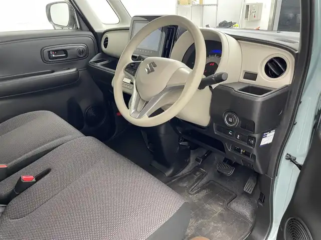 スズキ ワゴンＲ スマイル G 滋賀県 2022(令4)年 1.3万km オフブルーM 純正9インチナビ/・Bluetooth/USB/CD/DVD/フルセグTV/全方位カメラ/アイドリングストップ/前後コーナーセンサー/ABS/レーンアシストキープ/オートライト/オートハイビーム/ETC2.0/前後ドライブレコーダー/プッシュスタート/スマートキー