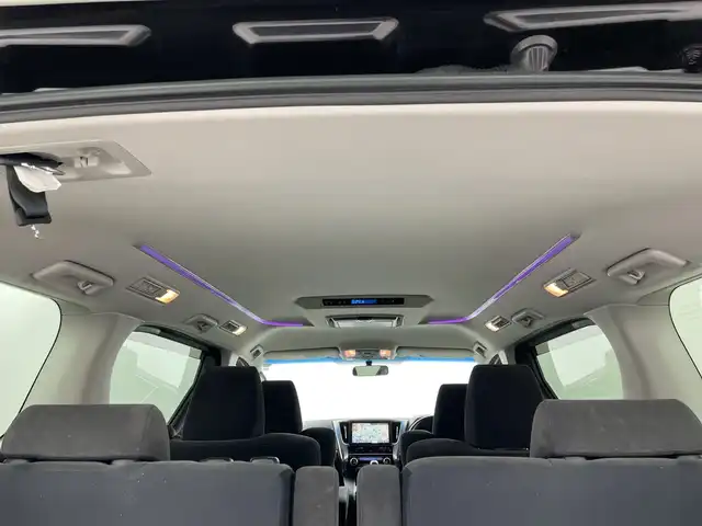 トヨタ アルファード S 群馬県 2016(平28)年 7.6万km ブラック 純正１０型ナビ　アルパイン後席モニター　バックカメラ　両側電動スライドドア　ビルトインＥＴＣ　クルーズコントロール　ウッドコンビステアリング　ステアリングスイッチ　LEDライト　スマートキー　禁煙車