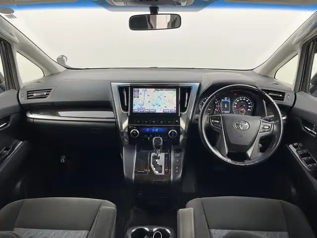 トヨタ アルファード S 群馬県 2016(平28)年 7.6万km ブラック 純正１０型ナビ　アルパイン後席モニター　バックカメラ　両側電動スライドドア　ビルトインＥＴＣ　クルーズコントロール　ウッドコンビステアリング　ステアリングスイッチ　LEDライト　スマートキー　禁煙車